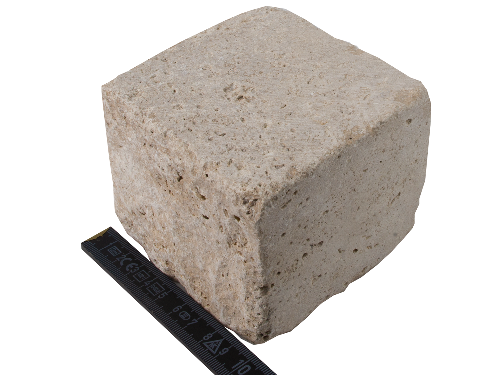 Travertin Pflastersteine 10x10x8 Medium stonenaturelle